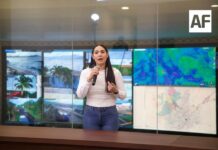 Indira informa a Presidenta Sheinbaum saldo blanco en el estado de Colima, tras el paso del huracán ‘Simón’ categoría 4