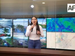 Indira informa a Presidenta Sheinbaum saldo blanco en el estado de Colima, tras el paso del huracán ‘Simón’ categoría 4