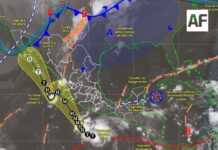 Mantiene UEPC vigilancia permanente de la Tormenta Tropical “Trudy”; podría evolucionar a huracán categoría 1