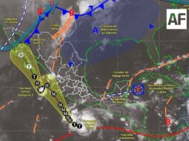 Mantiene UEPC vigilancia permanente de la Tormenta Tropical “Trudy”; podría evolucionar a huracán categoría 1