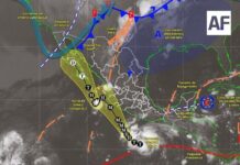 Huracán Simón y tormenta tropical Trudy mantienen riesgo de lluvias fuertes en el país