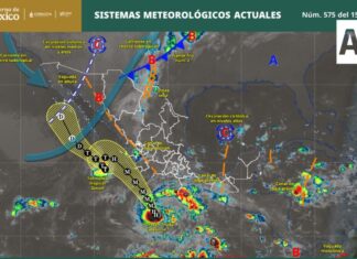 Trudy se intensifica a huracán categoría 1; Simón permanece estacionario frente a Jalisco