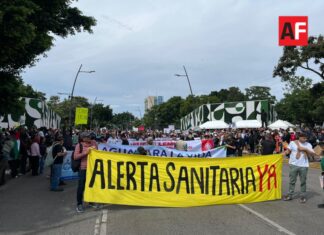Segunda marcha por agua limpia en Guadalajara termina con daños en edificios públicos