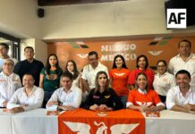 Movimiento Ciudadano descarta alianza con PRI y PAN; anuncia incorporación de Adriana Mesina en Tecomán
