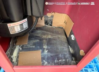 Aseguran 10 kilos de presunta metanfetamina en el AICM; iba oculta en maquinaria con destino a Australia