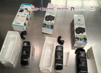 Detectan presunta metanfetamina oculta en accesorios para videojuegos en el AICM; tenía como destino Reino Unido