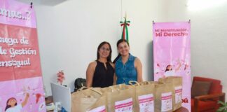 Subsejuv Colima entrega mil 700 productos menstruales a CEPAVI y el Centro de Justicia para las Mujeres