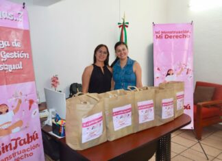 Subsejuv Colima entrega mil 700 productos menstruales a CEPAVI y el Centro de Justicia para las Mujeres