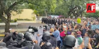 Protesta por agua turbia en Guadalajara termina en enfrentamientos; reportan 39 detenidos