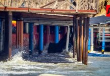 Marejada de Rachel conectó el mar con la laguna en La Boquita; comerciantes retoman actividades