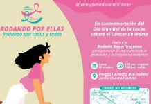 ‘Rodada Rosa-Turquesa’ promueve la prevención y detección oportuna de cáncer de mama y cuello uterino
