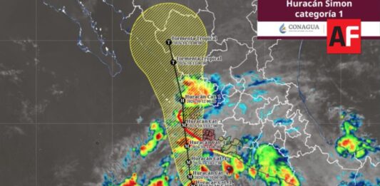 Huracán Simon podría tocar tierra entre Jalisco y Colima como categoría 3 o 4: CNPC
