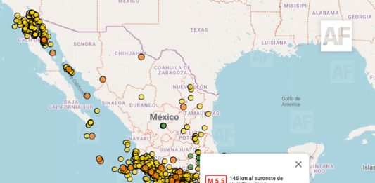 Septiembre cerró con 3 mil 133 sismos en México; el de mayor magnitud fue de 5.5