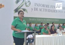 Tere Ramírez rinde Segundo Informe de Labores al frente del sindicato de Villa de Álvarez