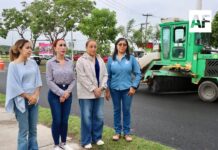Registra repavimentación en Glorieta de Los Perritos un avance del 95%