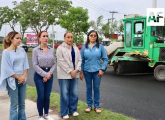 Registra repavimentación en Glorieta de Los Perritos un avance del 95%