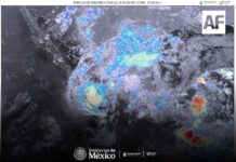 Trudy, ahora como huracán categoría 1, se desplaza frente a costas de Jalisco