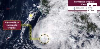 Vance se debilita a tormenta tropical; provocará lluvias en Colima y mantienen vigilancia en costas de Jalisco