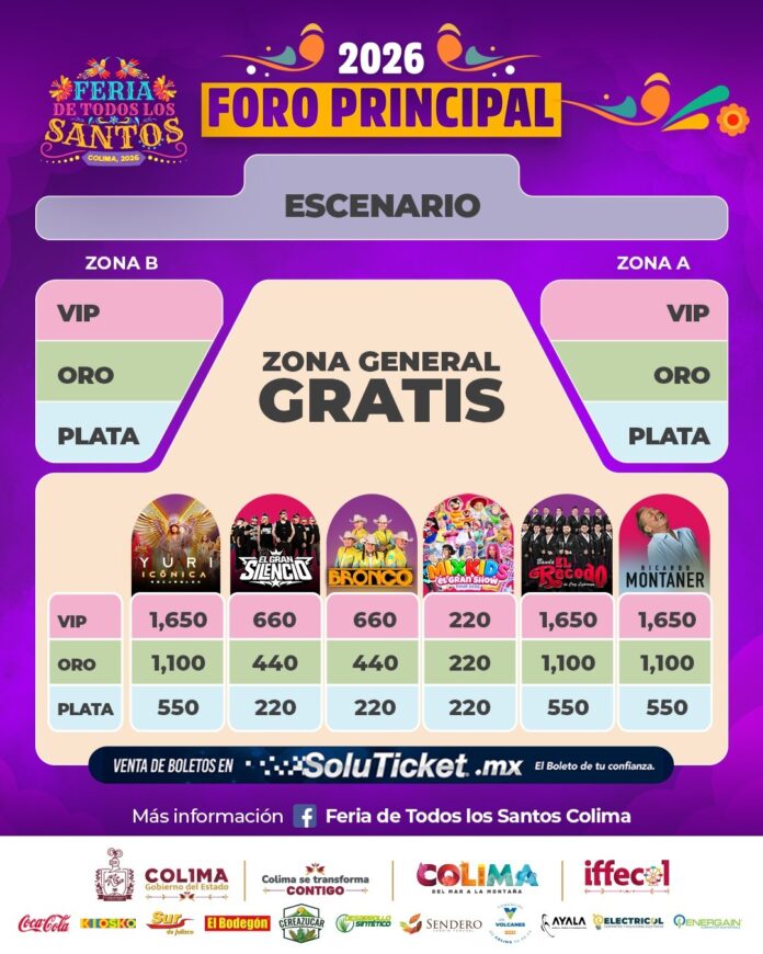venta de boletos vip en foro principal